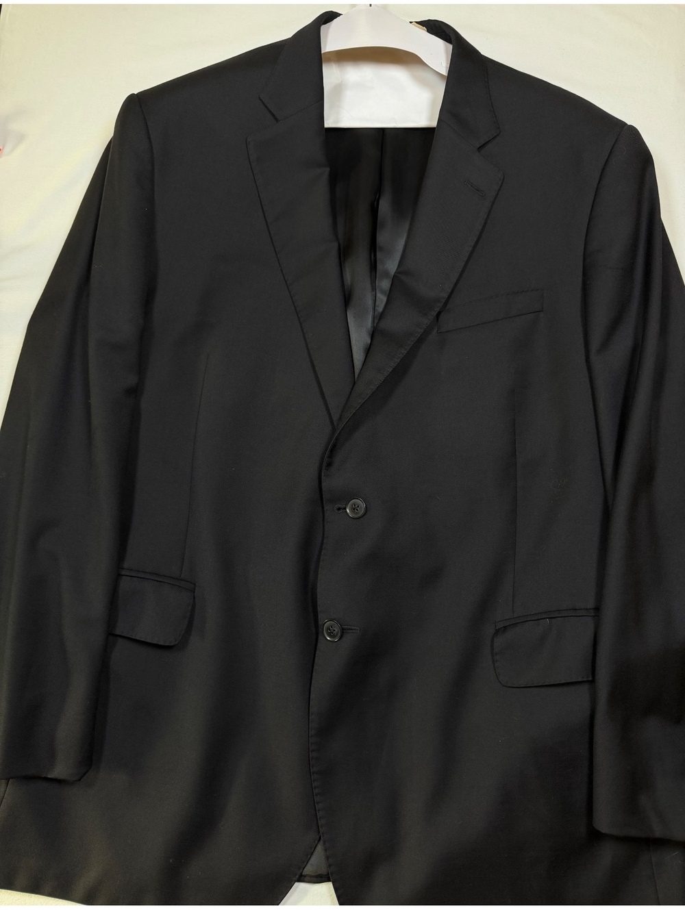 Peter Millar Men’s Black Wool Sport Coat Blazer 50T Tall 2 Button Made in Canada